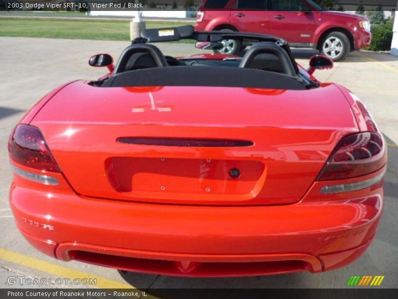 Viper Red / Black 2003 Dodge Viper SRT-10