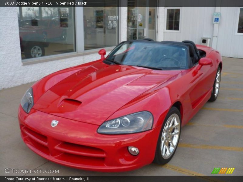 Viper Red / Black 2003 Dodge Viper SRT-10