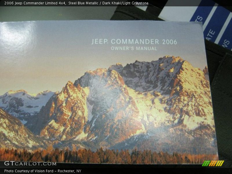 Steel Blue Metallic / Dark Khaki/Light Graystone 2006 Jeep Commander Limited 4x4