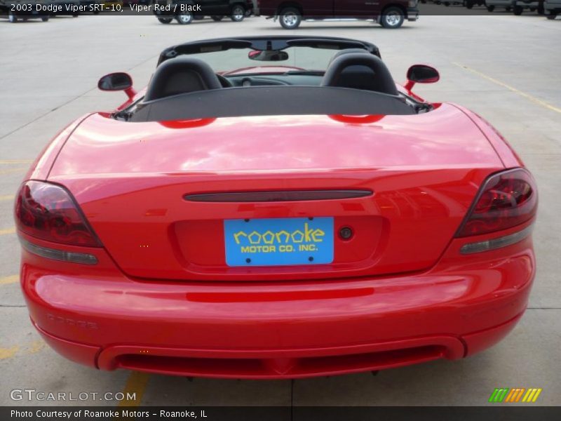 Viper Red / Black 2003 Dodge Viper SRT-10