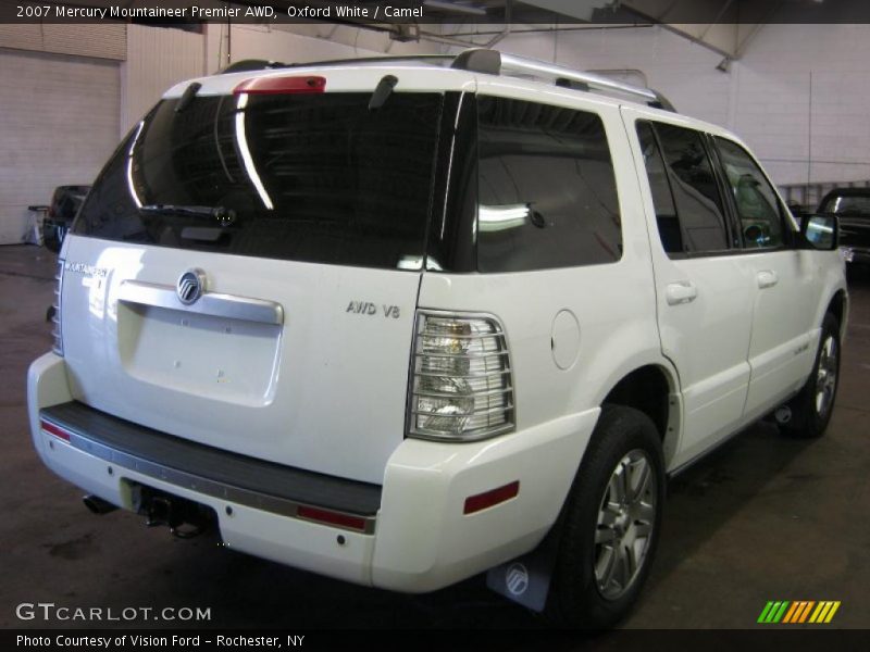 Oxford White / Camel 2007 Mercury Mountaineer Premier AWD