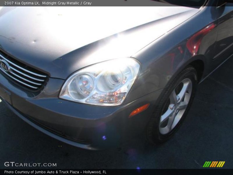 Midnight Gray Metallic / Gray 2007 Kia Optima LX