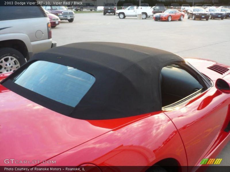 Viper Red / Black 2003 Dodge Viper SRT-10
