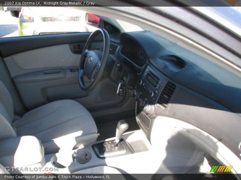 Midnight Gray Metallic / Gray 2007 Kia Optima LX