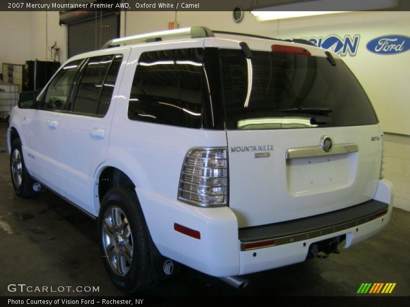 Oxford White / Camel 2007 Mercury Mountaineer Premier AWD