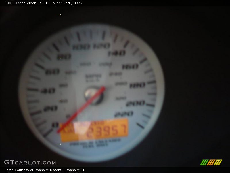 Viper Red / Black 2003 Dodge Viper SRT-10
