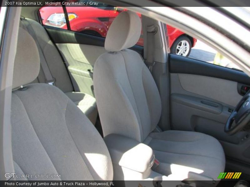 Midnight Gray Metallic / Gray 2007 Kia Optima LX