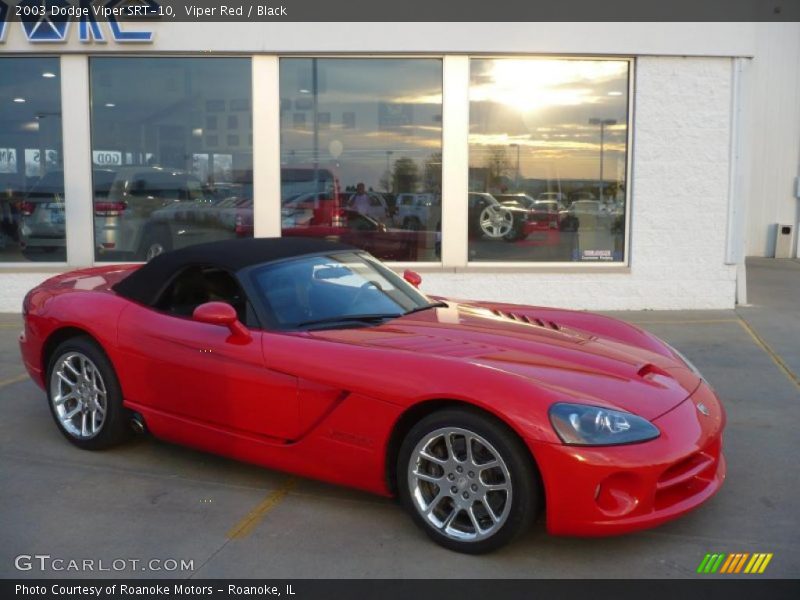 Viper Red / Black 2003 Dodge Viper SRT-10