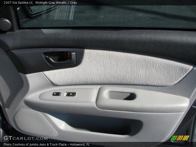 Midnight Gray Metallic / Gray 2007 Kia Optima LX