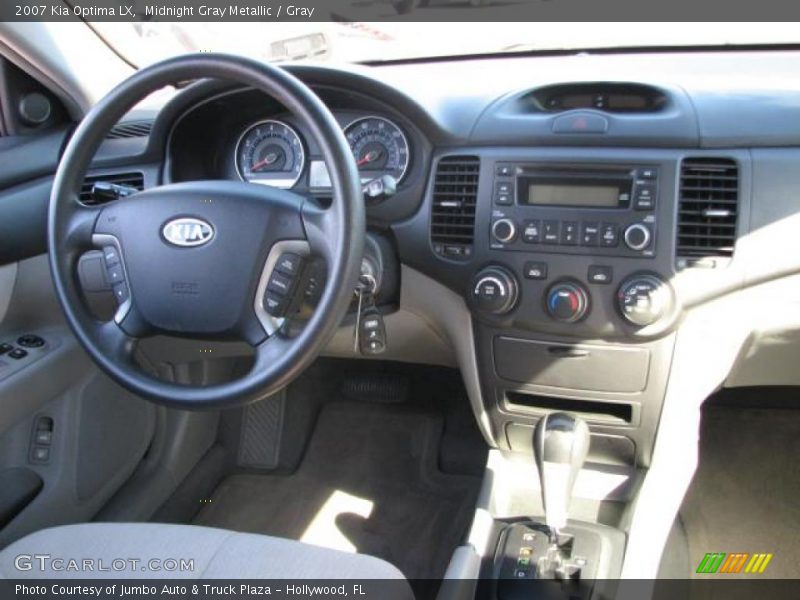 Midnight Gray Metallic / Gray 2007 Kia Optima LX