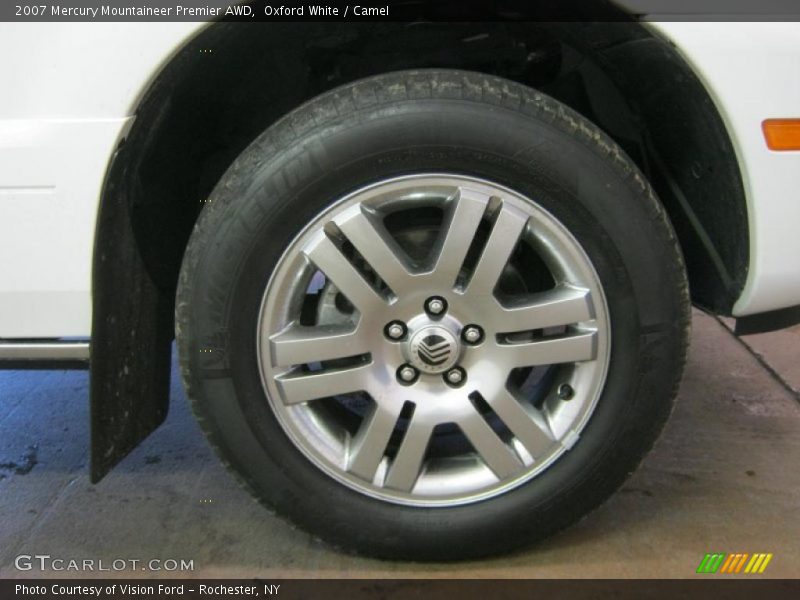 Oxford White / Camel 2007 Mercury Mountaineer Premier AWD