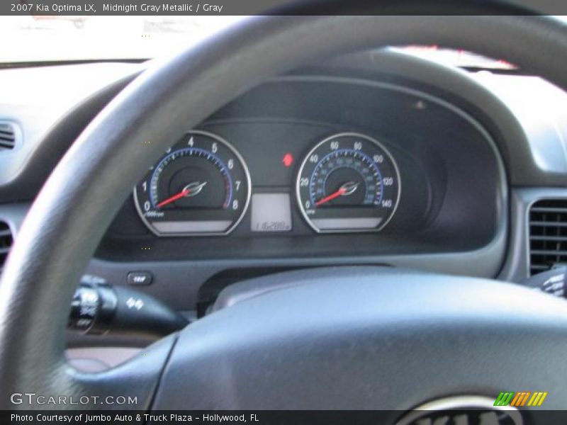 Midnight Gray Metallic / Gray 2007 Kia Optima LX