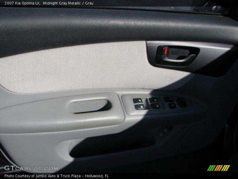 Midnight Gray Metallic / Gray 2007 Kia Optima LX