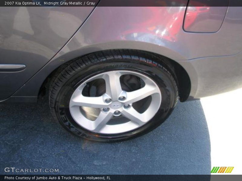Midnight Gray Metallic / Gray 2007 Kia Optima LX