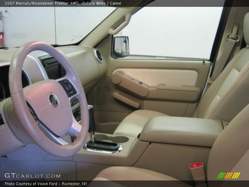 Oxford White / Camel 2007 Mercury Mountaineer Premier AWD