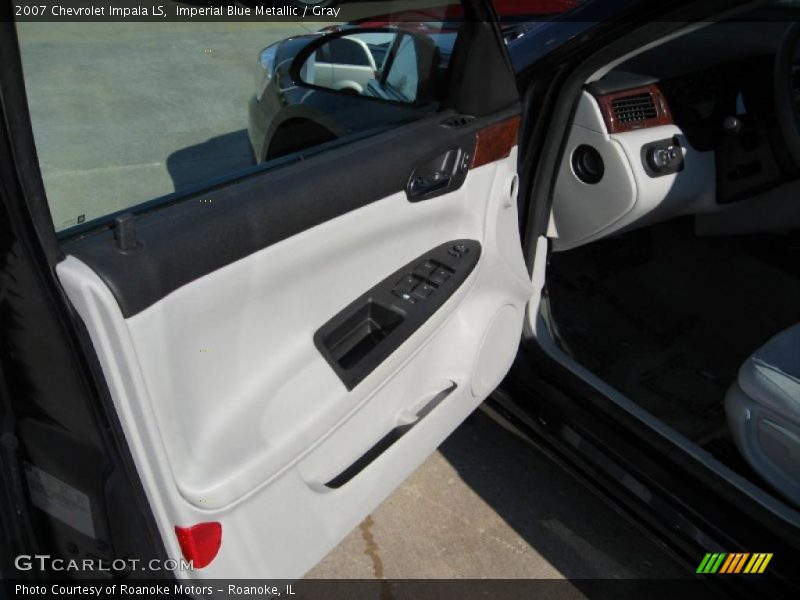 Imperial Blue Metallic / Gray 2007 Chevrolet Impala LS