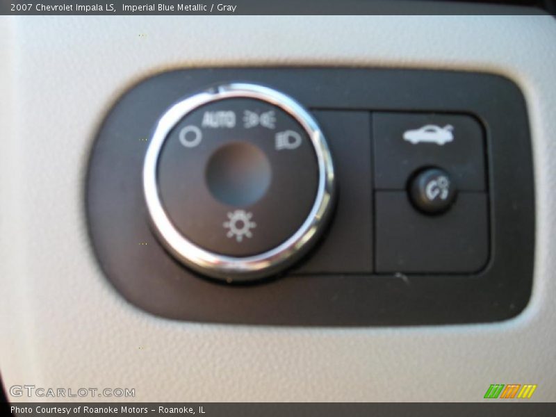 Imperial Blue Metallic / Gray 2007 Chevrolet Impala LS