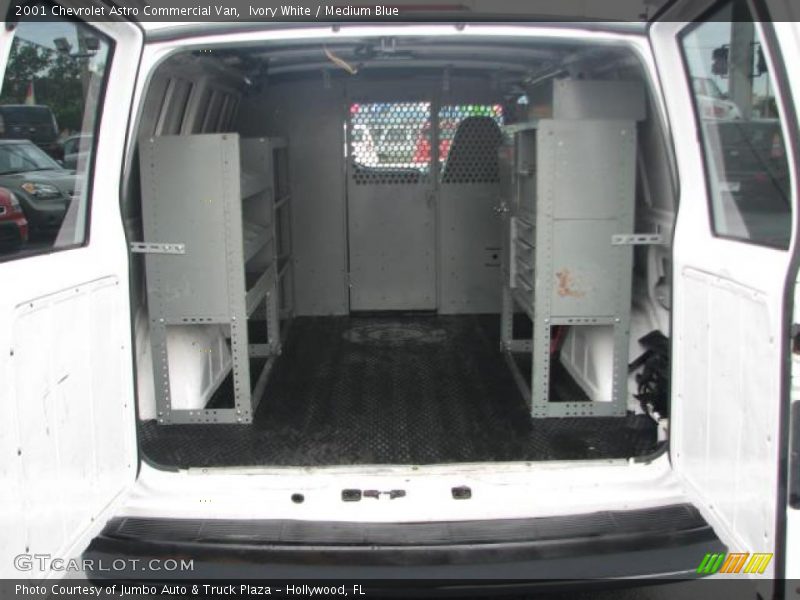 Ivory White / Medium Blue 2001 Chevrolet Astro Commercial Van