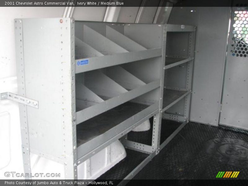 Ivory White / Medium Blue 2001 Chevrolet Astro Commercial Van