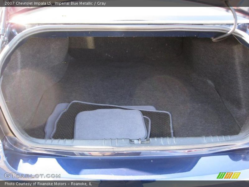 Imperial Blue Metallic / Gray 2007 Chevrolet Impala LS