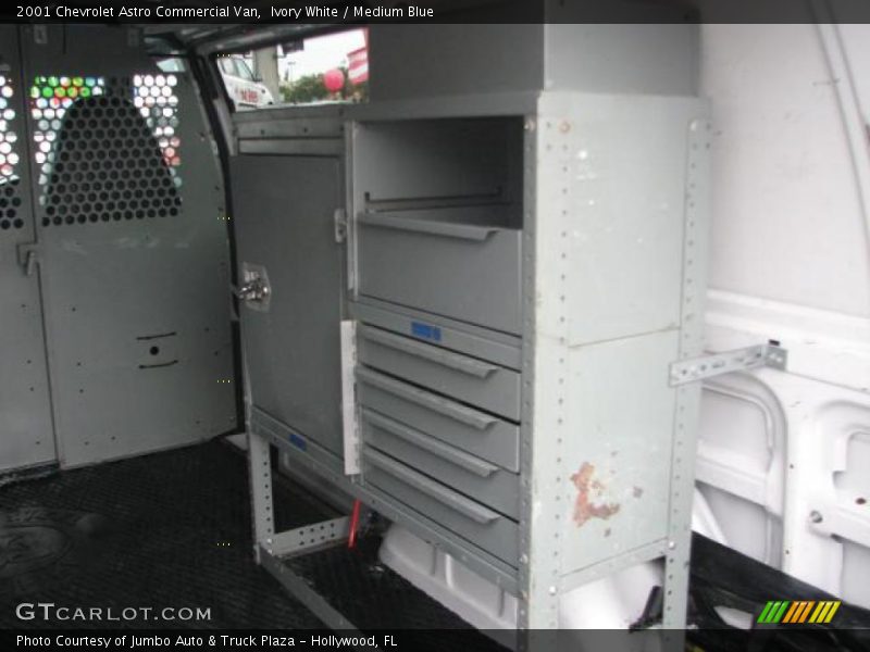 Ivory White / Medium Blue 2001 Chevrolet Astro Commercial Van