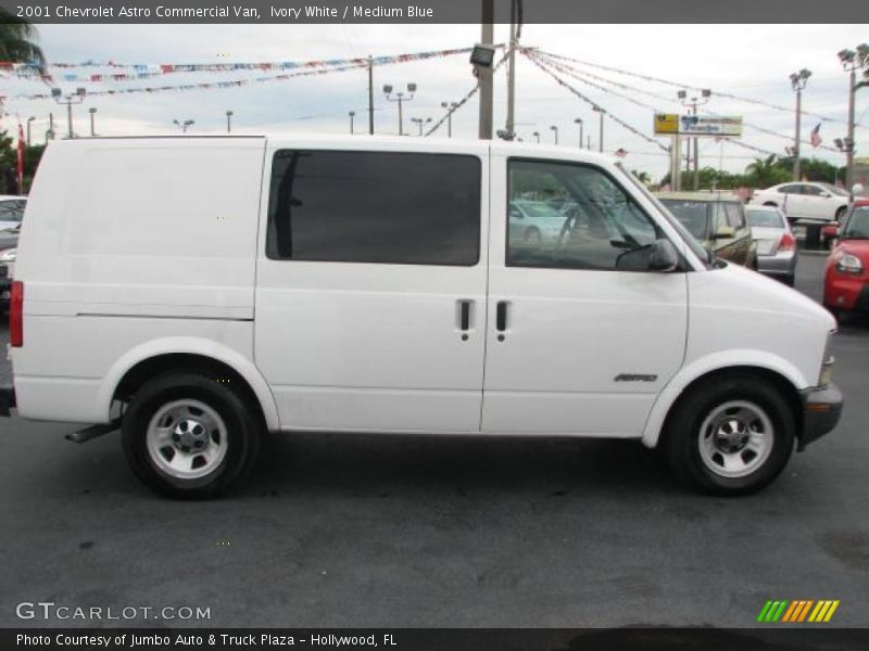 Ivory White / Medium Blue 2001 Chevrolet Astro Commercial Van