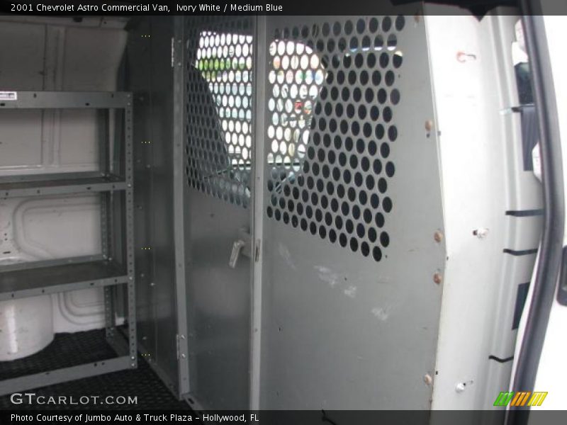 Ivory White / Medium Blue 2001 Chevrolet Astro Commercial Van