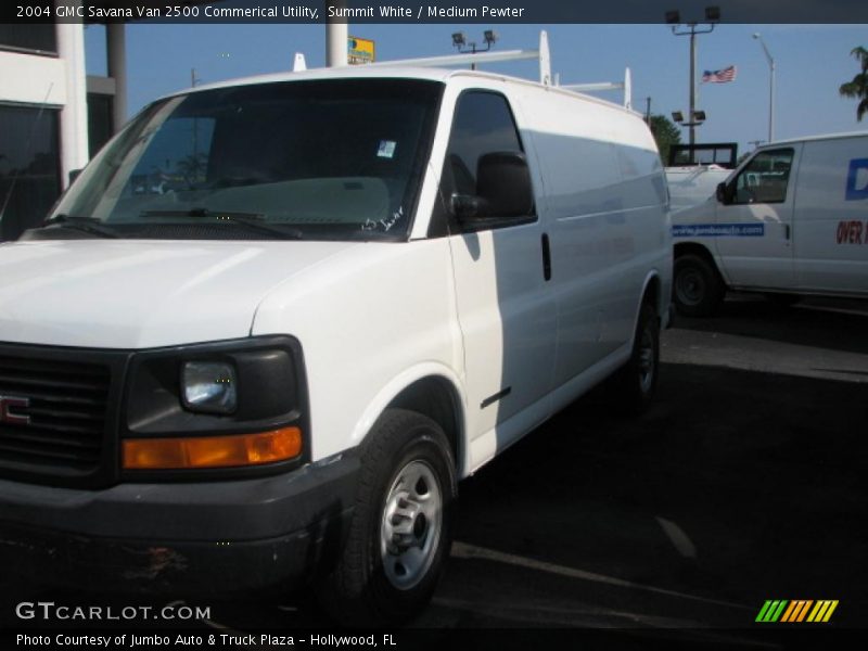 Summit White / Medium Pewter 2004 GMC Savana Van 2500 Commerical Utility