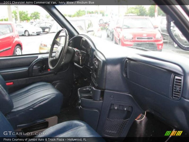 Ivory White / Medium Blue 2001 Chevrolet Astro Commercial Van