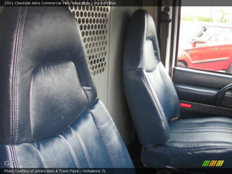 Ivory White / Medium Blue 2001 Chevrolet Astro Commercial Van