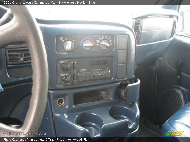 Ivory White / Medium Blue 2001 Chevrolet Astro Commercial Van