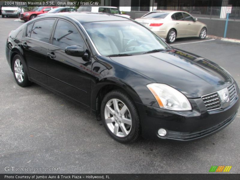 Onyx Black / Frost Gray 2004 Nissan Maxima 3.5 SE