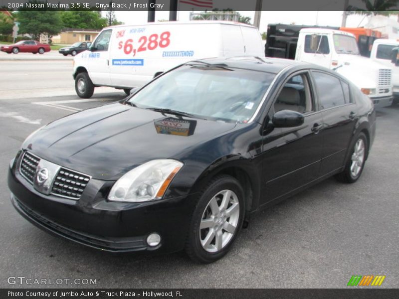 Onyx Black / Frost Gray 2004 Nissan Maxima 3.5 SE