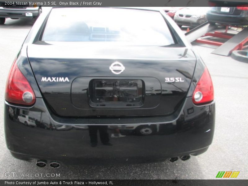 Onyx Black / Frost Gray 2004 Nissan Maxima 3.5 SE