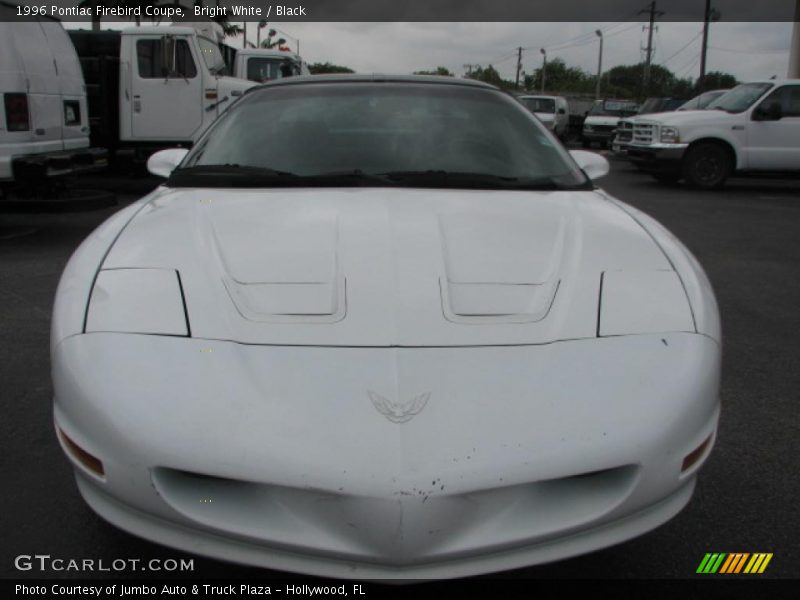 Bright White / Black 1996 Pontiac Firebird Coupe