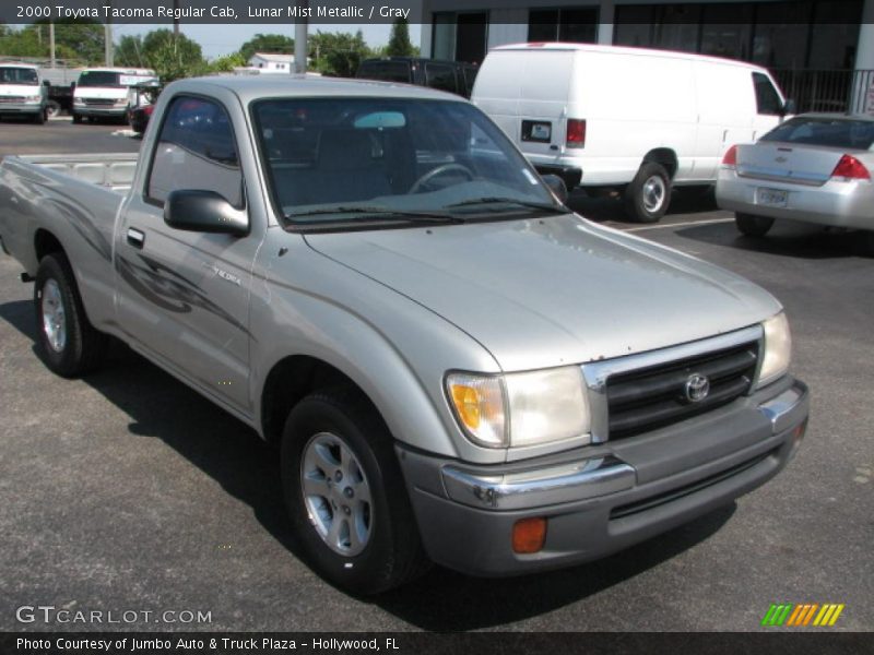 Lunar Mist Metallic / Gray 2000 Toyota Tacoma Regular Cab