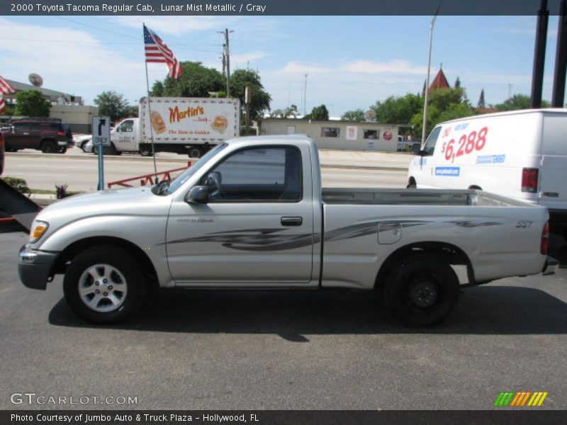Lunar Mist Metallic / Gray 2000 Toyota Tacoma Regular Cab