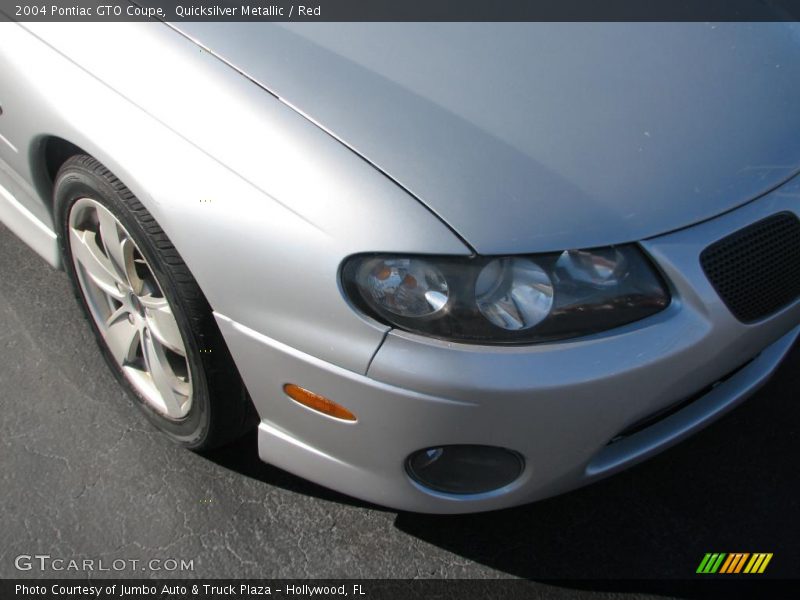 Quicksilver Metallic / Red 2004 Pontiac GTO Coupe
