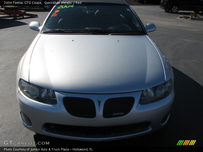 Quicksilver Metallic / Red 2004 Pontiac GTO Coupe