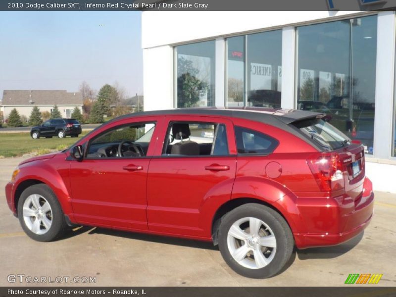 Inferno Red Crystal Pearl / Dark Slate Gray 2010 Dodge Caliber SXT
