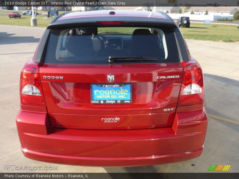 Inferno Red Crystal Pearl / Dark Slate Gray 2010 Dodge Caliber SXT
