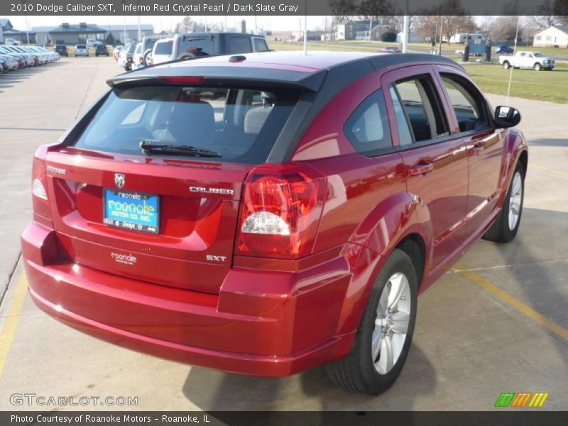 Inferno Red Crystal Pearl / Dark Slate Gray 2010 Dodge Caliber SXT
