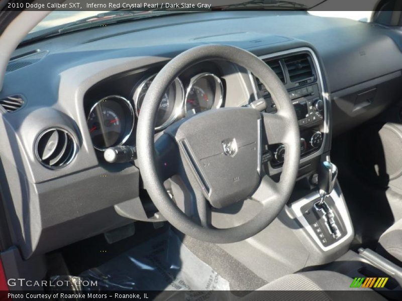 Inferno Red Crystal Pearl / Dark Slate Gray 2010 Dodge Caliber SXT
