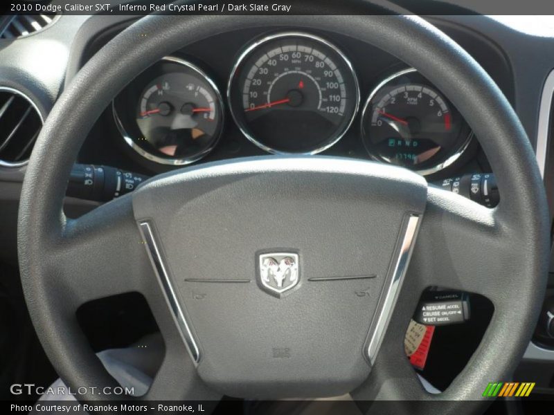 Inferno Red Crystal Pearl / Dark Slate Gray 2010 Dodge Caliber SXT