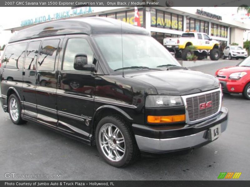 Onyx Black / Medium Pewter 2007 GMC Savana Van 1500 Explorer Conversion Van