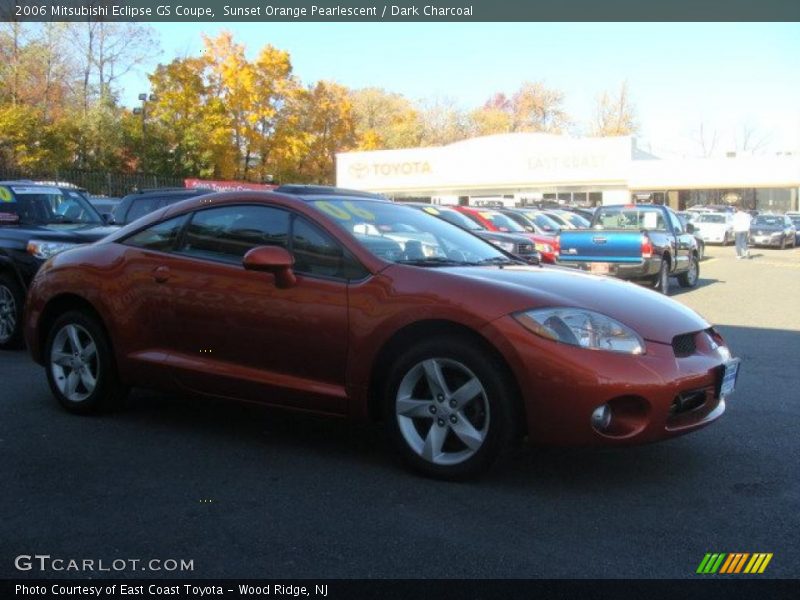 Sunset Orange Pearlescent / Dark Charcoal 2006 Mitsubishi Eclipse GS Coupe
