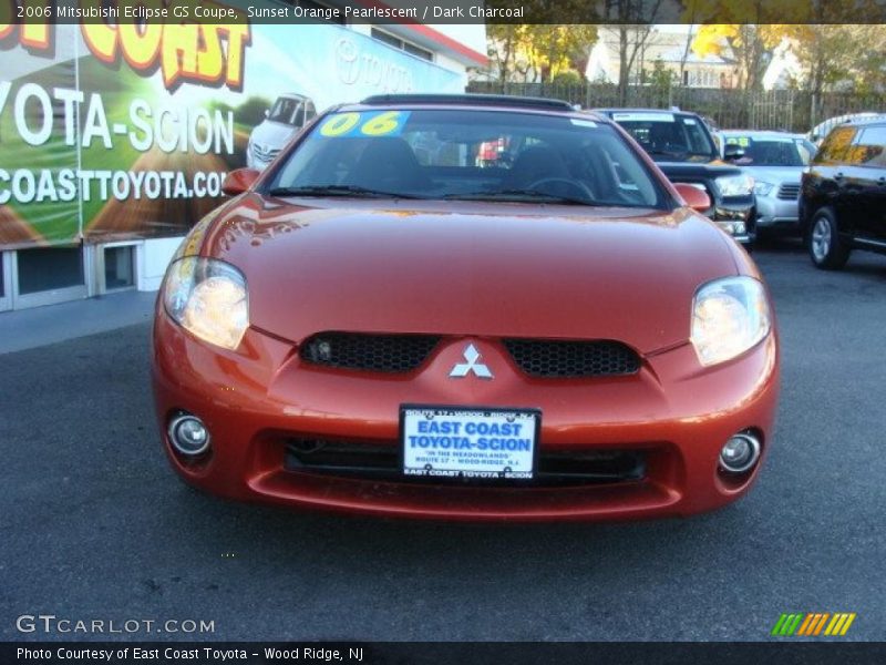 Sunset Orange Pearlescent / Dark Charcoal 2006 Mitsubishi Eclipse GS Coupe