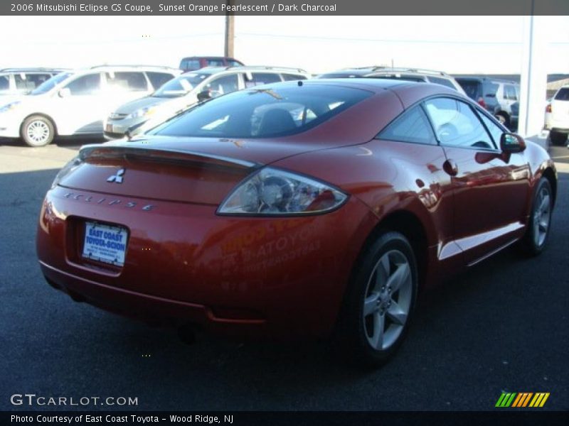 Sunset Orange Pearlescent / Dark Charcoal 2006 Mitsubishi Eclipse GS Coupe