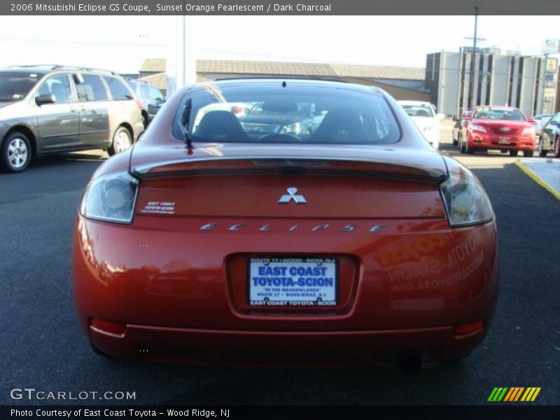 Sunset Orange Pearlescent / Dark Charcoal 2006 Mitsubishi Eclipse GS Coupe