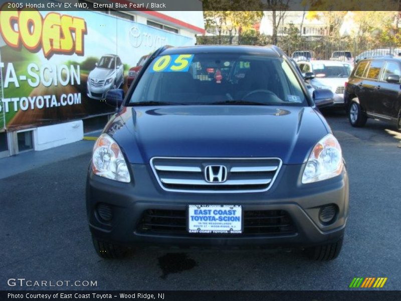 Eternal Blue Pearl / Black 2005 Honda CR-V EX 4WD